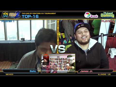 Bello vs James Jr. - KOF XIV Neo Geo World Tour Season 2 Milwaukee Stop TOP-16