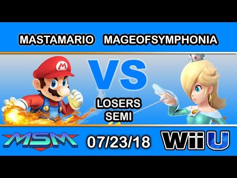 MSM 156 - Mastamario (Mario) Vs MagaofSymphonia (Rosalina) Losers Semi - Smash 4