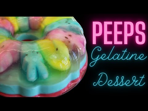 Easter Peeps in Gelatine Dessert - I did it so you won't have to