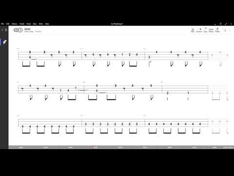 Stay ( Elisa ) ,Tablatura e base Senza Basso - Backing bass track-NO BASS