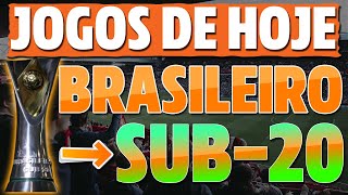 JOGOS de HOJE do BRASILEIRÃO SUB-20 2023(Jogos de Hoje do Campeonato Brasileiro Sub-20 2023)