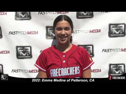 2022 Emma Medina Shortstop and Slapper Softball Skills Video - Firecrackers