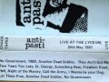 Anti-Pasti - Ain't Got Me + 3 Tracks Live at The Lyceum 1981 (Audio)