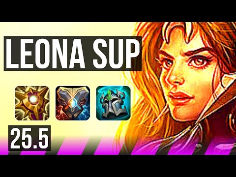 LEONA & Ezreal vs NAUTILUS & Varus (SUP) | KR Grandmaster | 25.5
