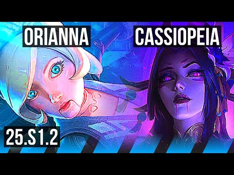 ORIANNA vs CASSIOPEIA (MID) | 700+ games | KR Master | 25.S1.2