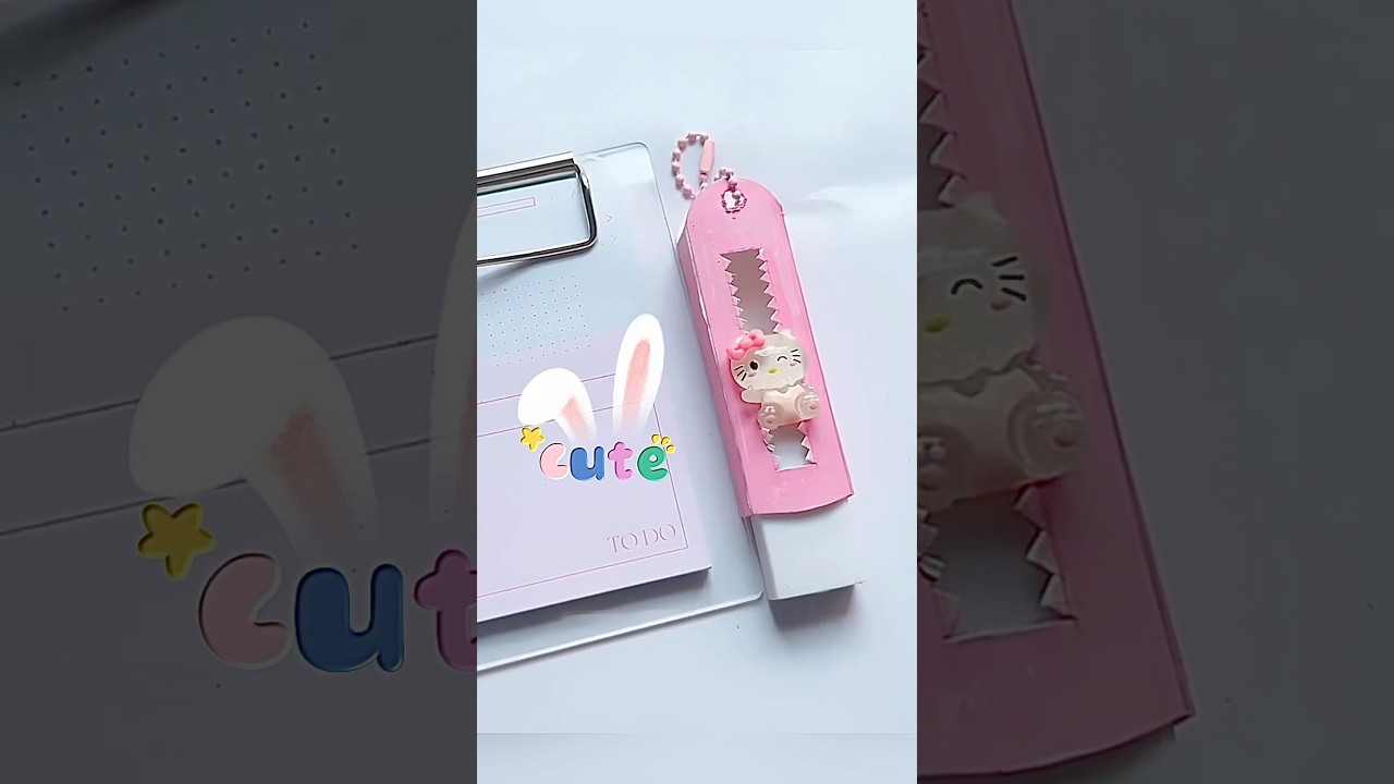 DIY kawaii eraser || How to make kawaii eraser at home ✨ #tushuartandcraft #diy