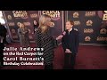 Julie Andrews On The Red Carpet For Carol Burnett S Birthday Celebration