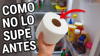 Coloca 1 Rollo de Papel Higienico en La NEVERA y Te Soprendera Lo Que Sucede