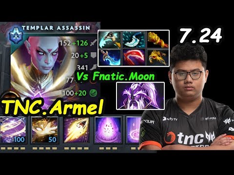 TNC Armel [Templar Assassin] MIDLANE  vs Fnatic Moon [Void Spirit] Dota 2 7.24 pro Gameplay