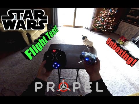 Propel STAR WARS  Tie Fighter Advanced X1 Review/Unboxing