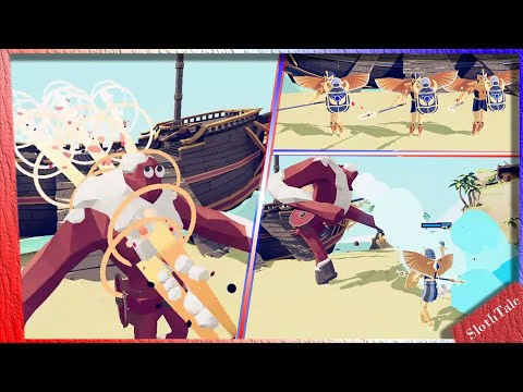 How Many Warrior of Ra's need to take down a ICE GIANT? - TABS Secret Hidden Units