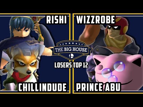 TBH8 SSBM - Rishi & Liquid | Chillindude Vs. Wizzrobe & Prince Abu - Smash Melee Doubles L Top 12