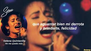 🤍 Selena Quintanilla || No me queda mas Letra