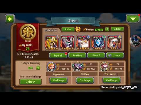 Magic rush Merger 907 - Arena - Viskarik