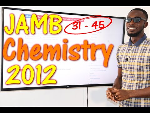 JAMB CBT Chemistry 2012 Past Questions 31 - 45