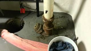 Floor Drain Backing Up in Basement