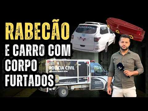 FUGA NO RABECÃO E O CORPO FURTADO COM O CARRO DA FUNERÁRIA: CRIMES OUSADOS CHOCAM A POLÍCIA