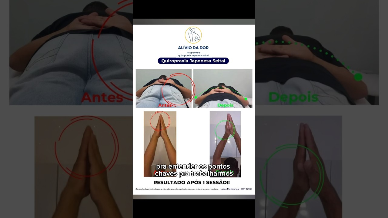 Como é a sessão de quiropraxia Seitai?      #alíviodador #quiropraxia #seitai