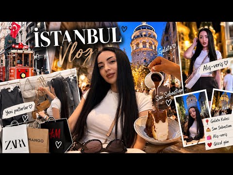 PALTAR ALIŞ VERİŞ TÜRKİYƏDƏ 🇹🇷 Sərfəlidi?? Galata kulesi, taxım ❤️ Vlog Ayka 14