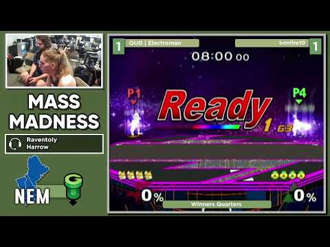 Mass Madness 41 SSBM - OUG | Electroman (Fox) vs. bonfire10 (Sheik) - Melee WQF