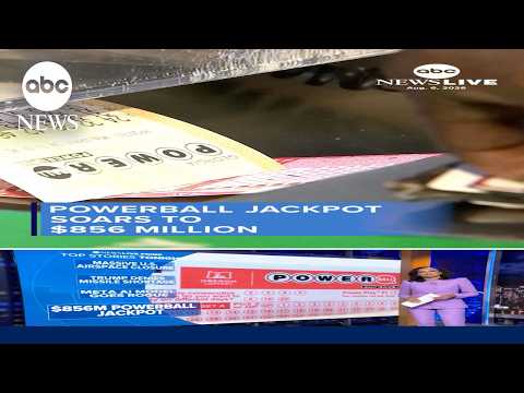 $856 Million Powerball jackpot, eighth largest prize in the game's history