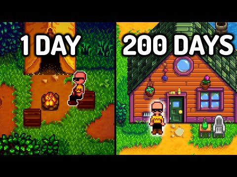 I Played 225 Days Of Stardew Valley Homeless - Full Movie
