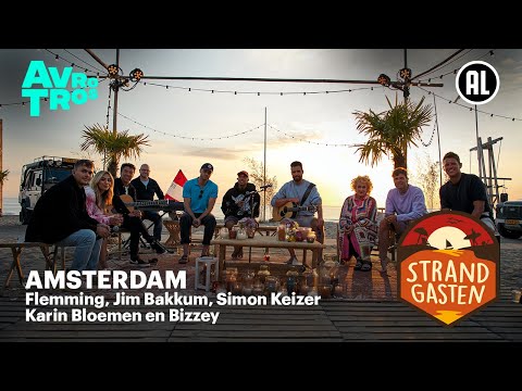 Flemming, Jim Bakkum, Simon Keizer, Karin Bloemen en Bizzey - Amsterdam | Strandgasten