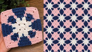 Crochet Granny Square Blanket Pattern – How to connect squares together 