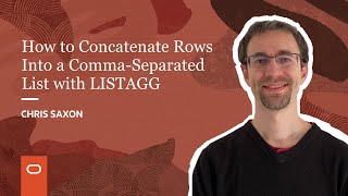 How to concatenate rows into a comma-separated list with LISTAGG