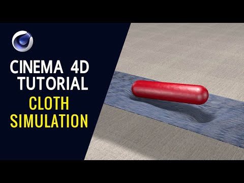 Cloth Simulation (Basic)  - Cinema 4D Tutorial