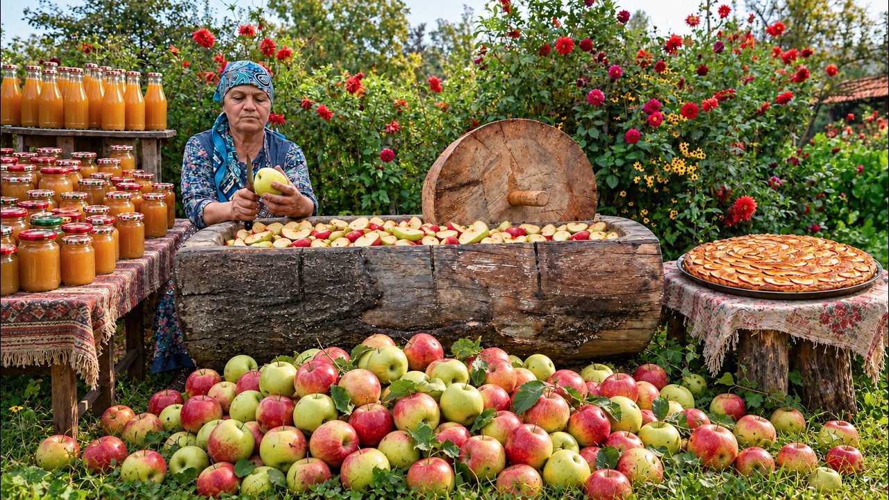 Autumn Apple Harvest | Preparing for Winter 🍎🍂