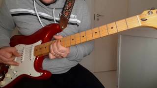 Dire Straits Single Handed Sailor FULL Guitar Cover (Mark Knopfler&#39;s guitar parts and solo)