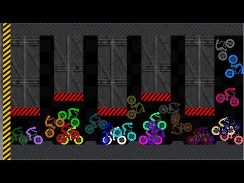 Shutter Crush - Survival Bicycle Crush in Algodoo