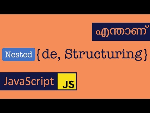 Nested Destructuring Javascript Malayalam