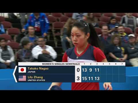 2019 Seamaster US Open TT Championships - Womens SF - Lily Zhang vs Takako Nagao