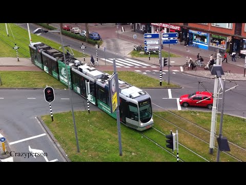 RET tram Citadis & metro type R, aankomst Maashaven Rotterdam op lijn 2 en lijn E