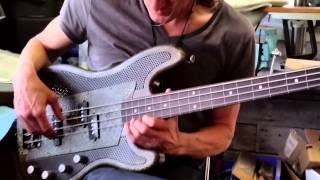Brett Simons Steelcaster Bass test