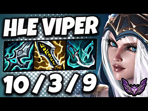 Ashe vs Varus ADC [ HLE Viper ] Patch 14.24 Ranked Master Korea ✅
