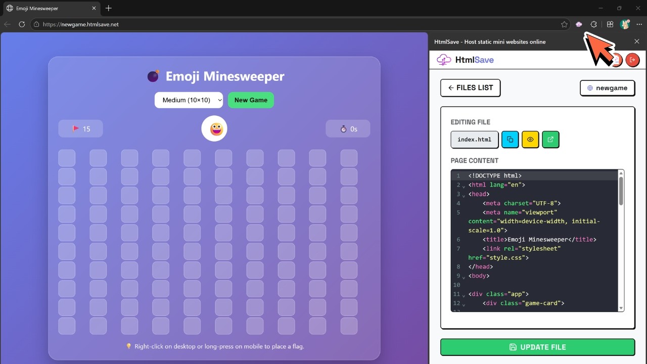 HTMLSave Extension Tutorial Video