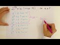 11. Sınıf  Matematik Dersi  Modüler Artimetik ve İşlemler MODÜLER ARİTMETİK KONU ANLATIMI, SORU KALIPLARI VE SORU KALIPLARININ ÇÖZÜMLERİ. konu anlatım videosunu izle