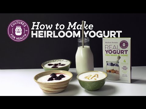 How to Make Heirloom Yogurt