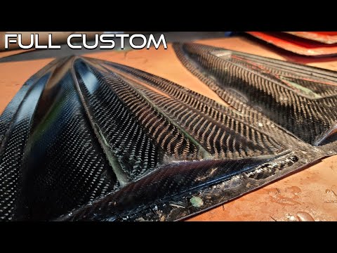 DIY Hand Laid Carbon Fiber Rc Boat Hull - Rc Boat Hatch Mold