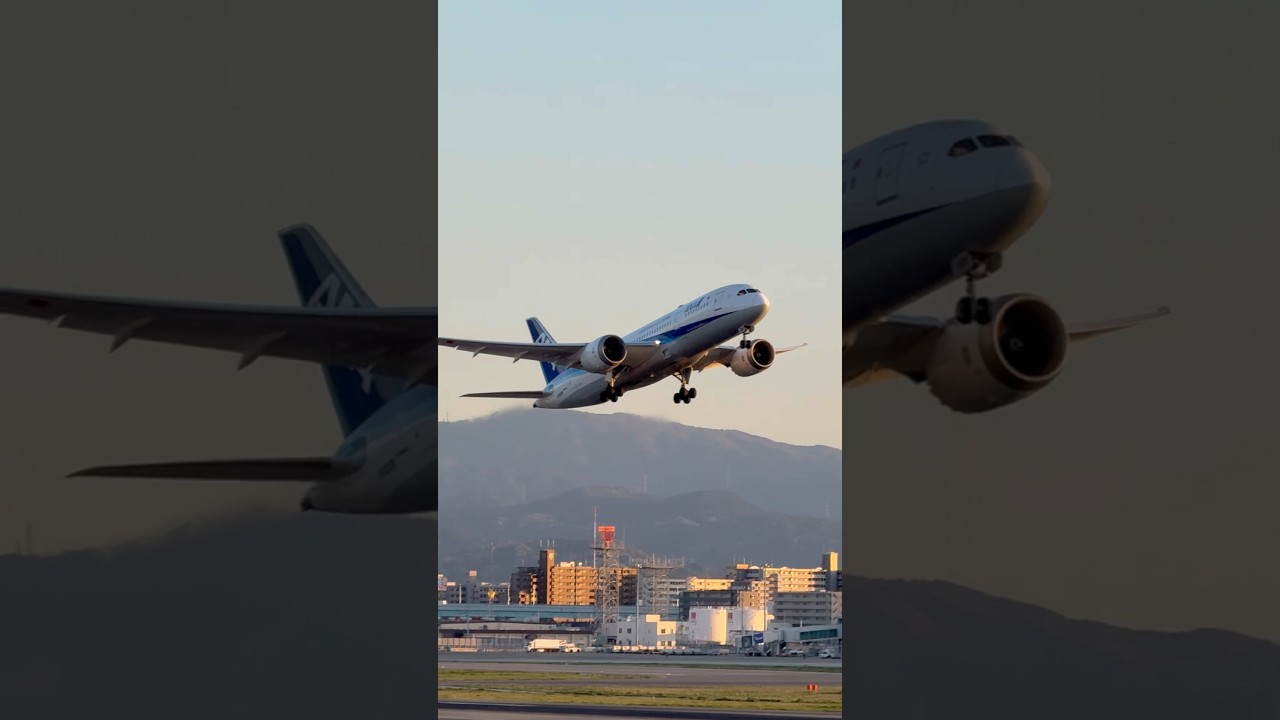 飛行機離陸 #福岡空港