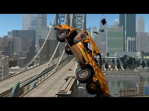 In traffic at a speed of 9999999, can the taxi take you to the navigation point? - GTA4