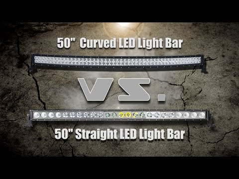 50 inch Curved vs 50 inch Straight LED light Bar