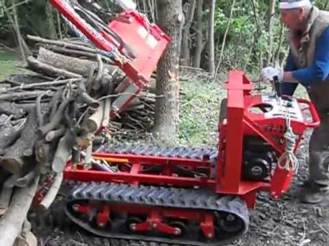 MOTOCARRIOLA CINGOLATA FORESTALE GIOR 800 KG - KAWASAKI MARUYAMA da Giordano Cairo - Video 3