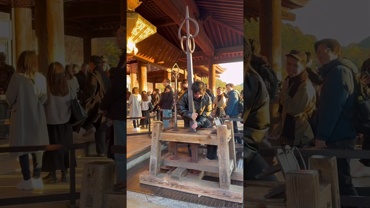 振り回しました。#清水寺#清水寺弁慶#筋トレ