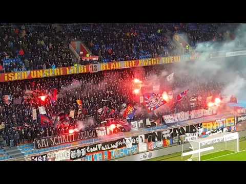 09.12.2018 FC Basel - FC Zürich 2:0, Choreo, Support, Choreografie, Stimmung