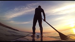 preview picture of video 'SUP (Stand Up Paddle Boarding) in Gwithian, St Ives Bay, Cornwall'