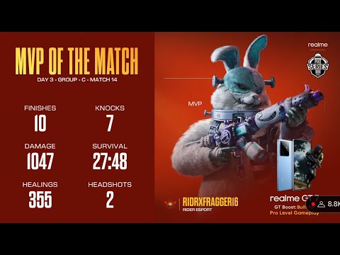 Solo 10 Finishes in BMPS R2 RIDER ESPORT RiDRxFRAGGERIG16❤️